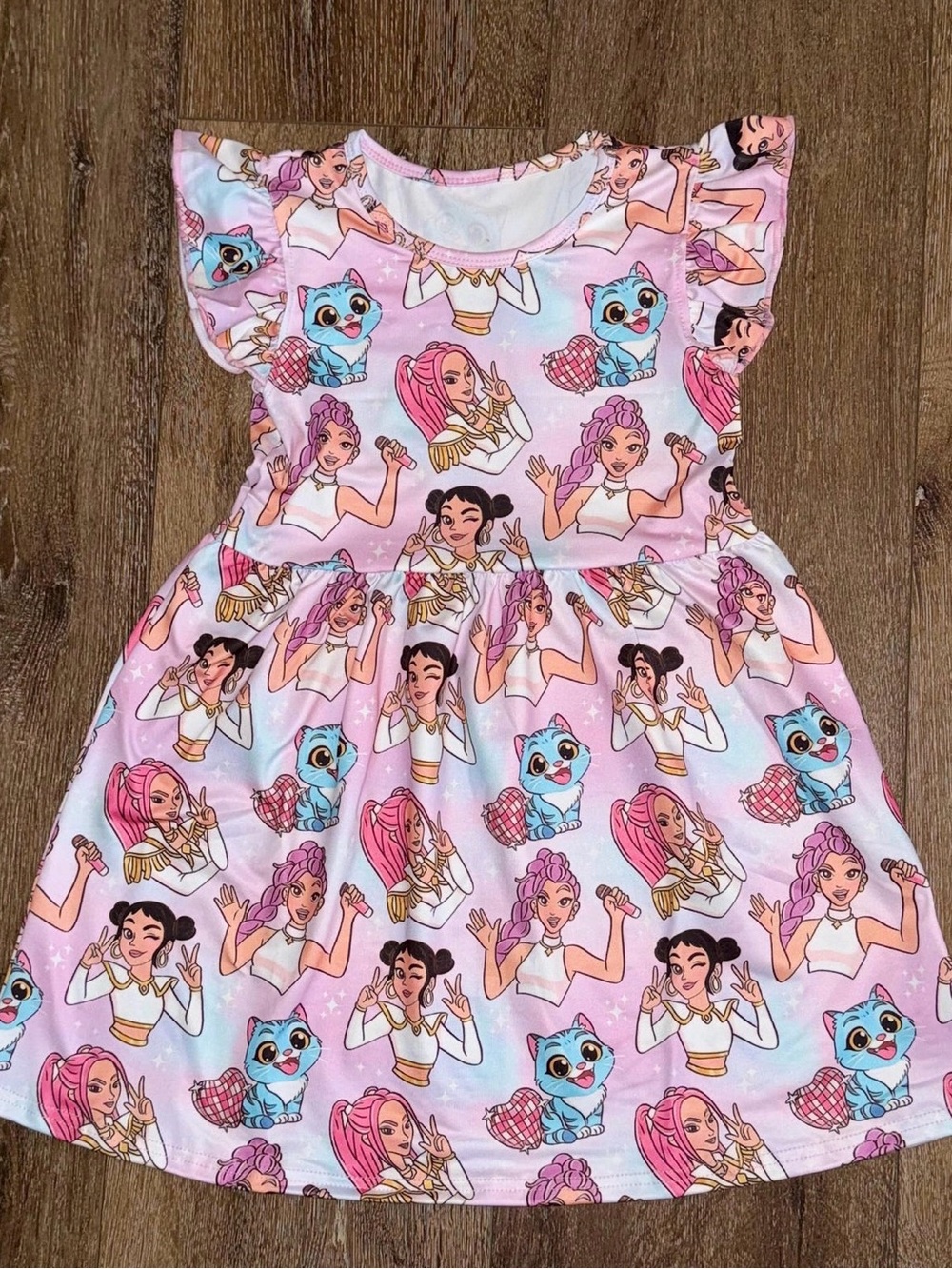 K-Pop Pop Star Friends Twirl Dress